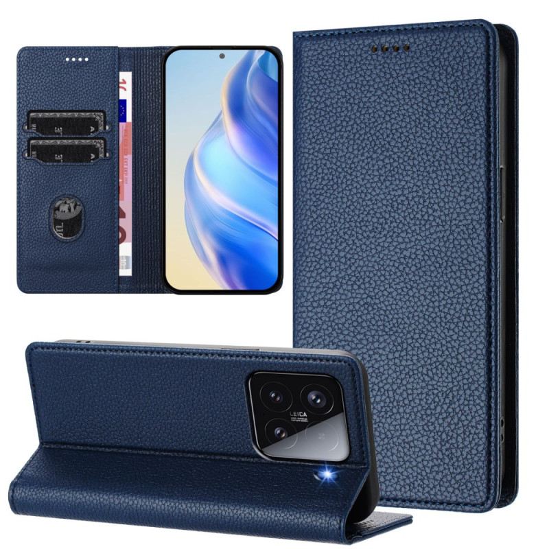 Flip Case Xiaomi 15 Handyhülle Rfid-blockierende Lederoptik