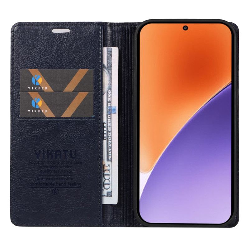 Flip Case Xiaomi 15 Yikatu Vintage-stil
