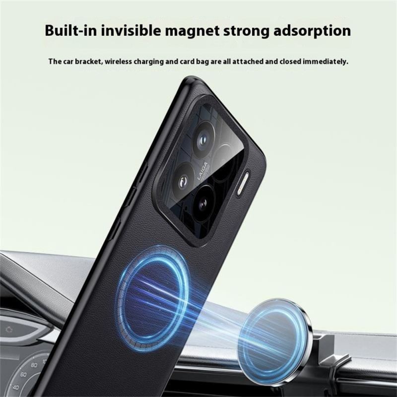 Hülle Für Xiaomi 15 Magsafe-kompatible Lederoptik