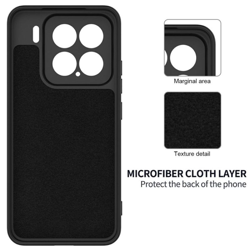 Hülle Für Xiaomi 15 Trageband Aus Flüssigsilikon