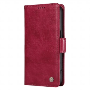 Lederhüllen Für Xiaomi 15 Yikatu Retro-effekt