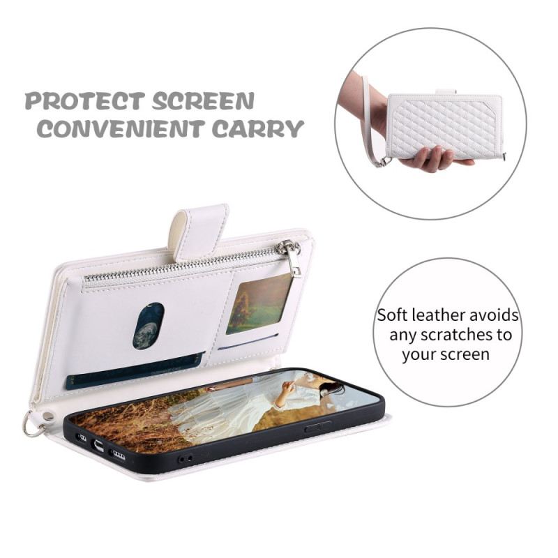 Lederhüllen Xiaomi 15 Gesteppt Geldbörse