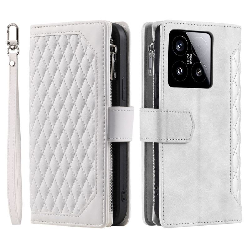 Lederhüllen Xiaomi 15 Gesteppt Geldbörse