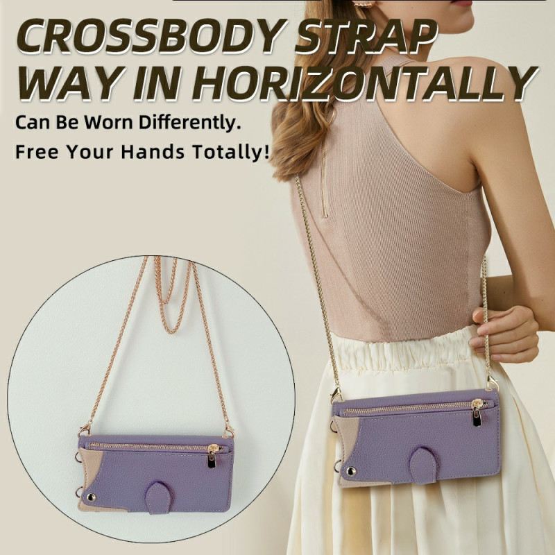 Lederhüllen Xiaomi 15 Handyhülle Brieftasche Und Kette