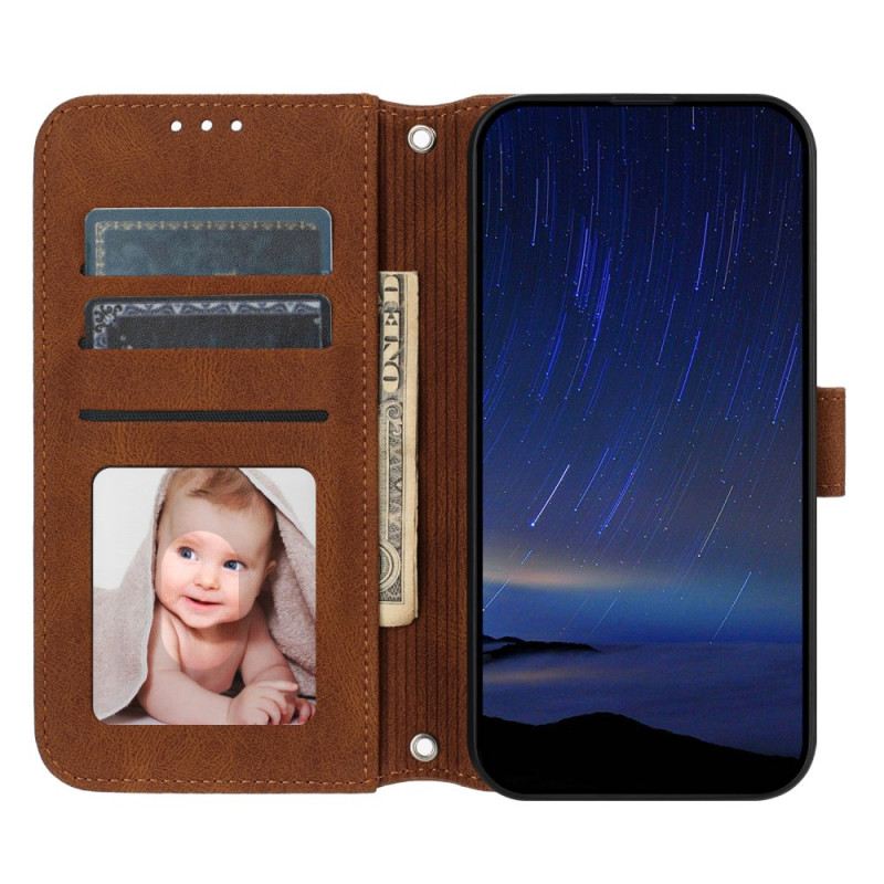 Lederhüllen Xiaomi 15 Handyhülle Doppelfries