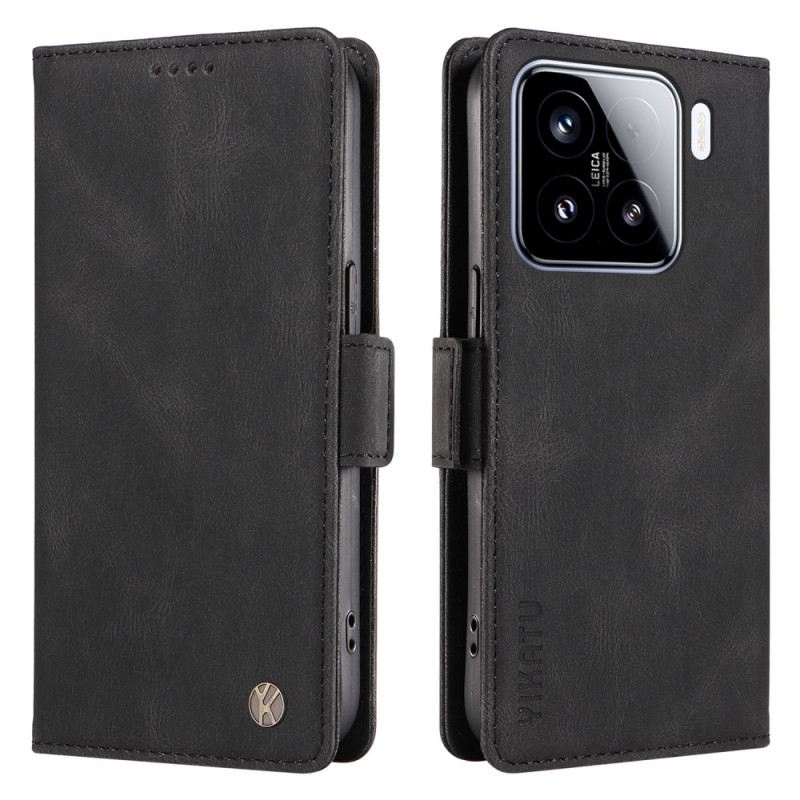 Lederhüllen Xiaomi 15 Handyhülle Ykatu Wildleder-effekt