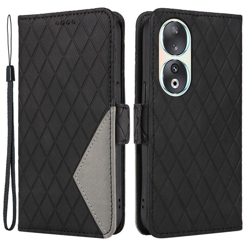 Flip Case Für Honor 90 Diamanten