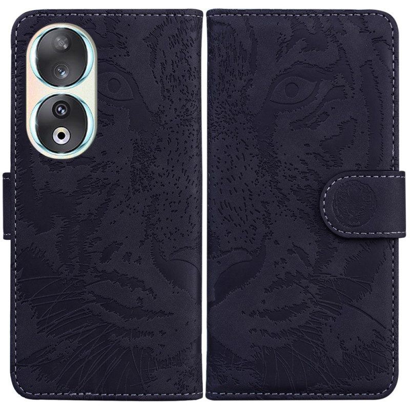 Lederhüllen Für Honor 90 Tiger-fußabdruck