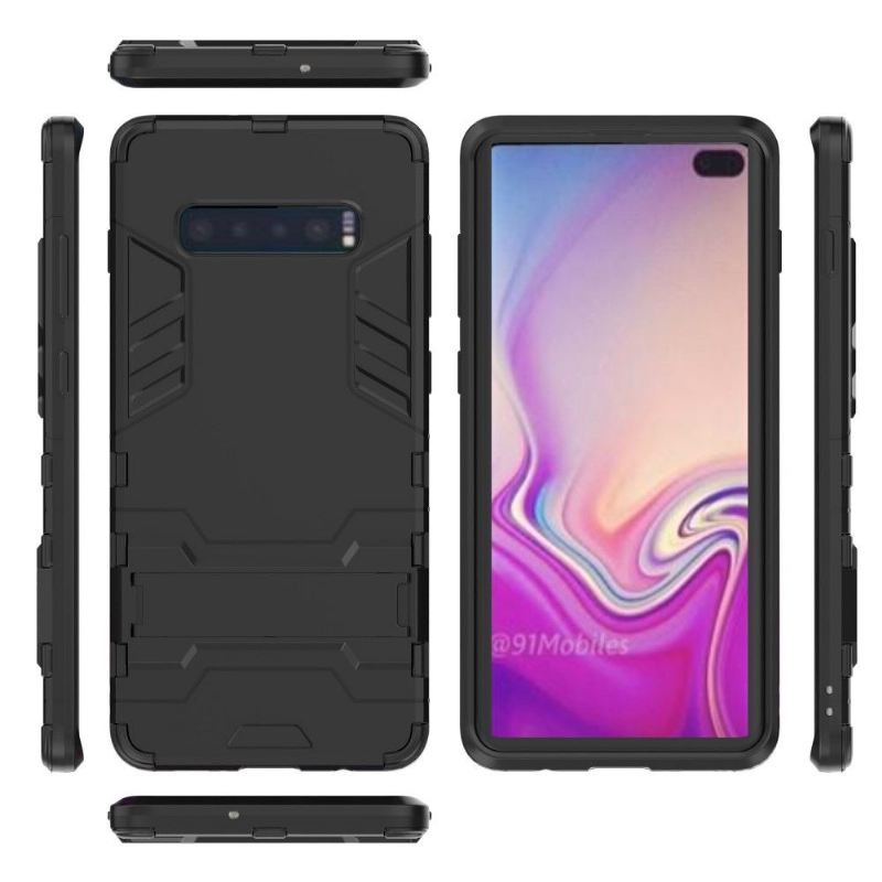 Hülle Für Samsung Galaxy S10 Plus Anti-Sturz Cool Guard Stoßfest Mit Integriertem Ständer