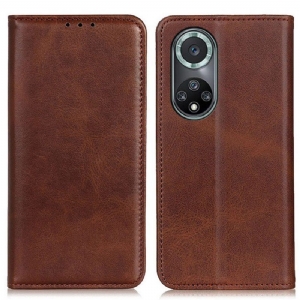 Schutzhülle Für Honor 50 Pro Flip Case Proleather Split Elegance