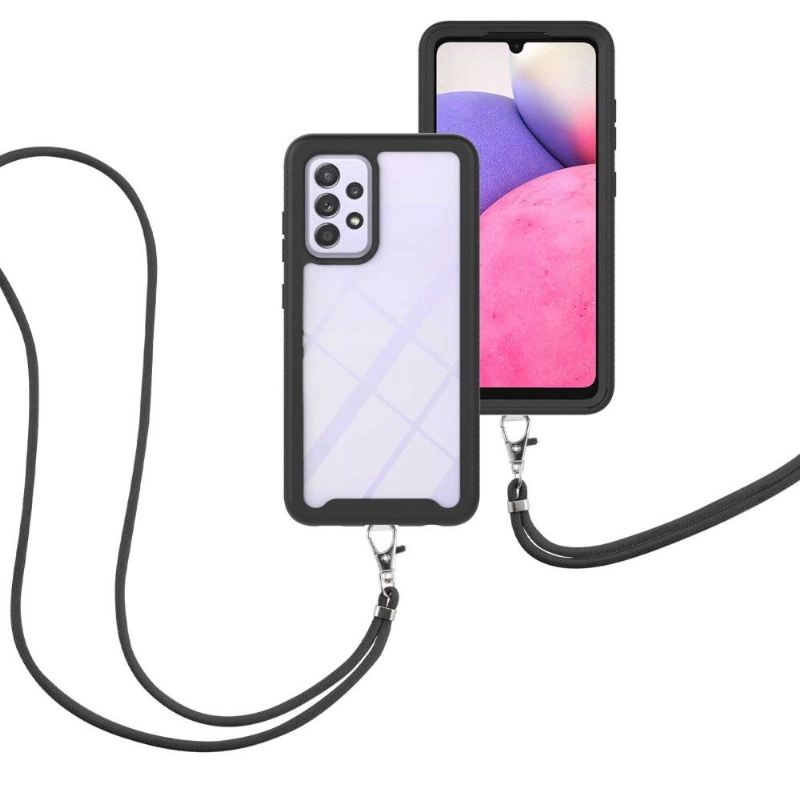 Handyhülle Für Samsung Galaxy A33 5G Schutzhülle Mit Kordel Städtische Serie