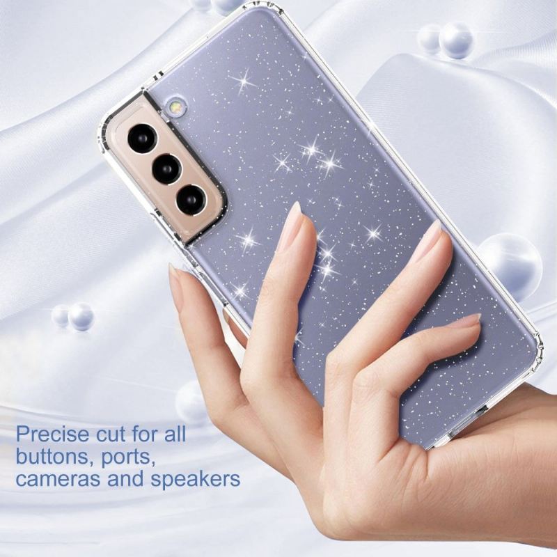 Hülle Für Samsung Galaxy S22 5G Funkelnde Pailletten