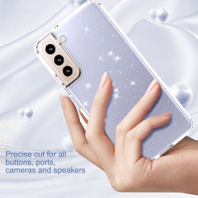 Hülle Für Samsung Galaxy S22 5G Funkelnde Pailletten