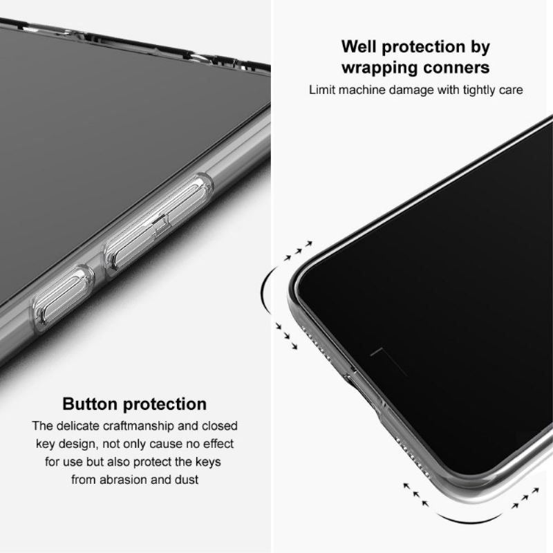 Hülle Für Samsung Galaxy S22 5G Imak Klares Silikon