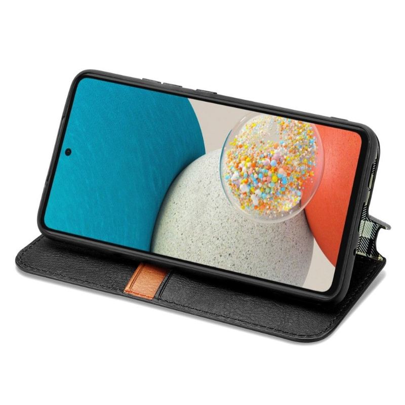 Flip Case Für Samsung Galaxy A53 5G Kartenhalter Im Kub-design