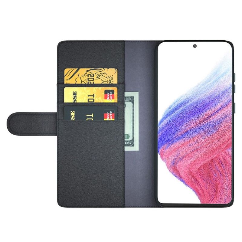 Flip Case Für Samsung Galaxy A53 5G Premium-leder