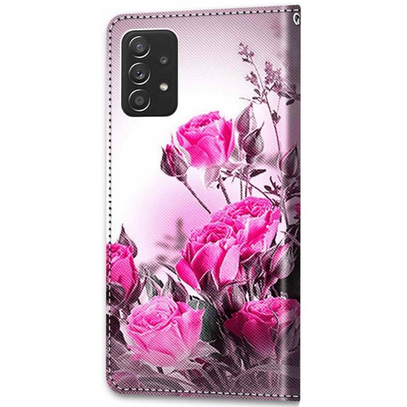Lederhüllen Für Samsung Galaxy A53 5G Schutzhülle Rosa
