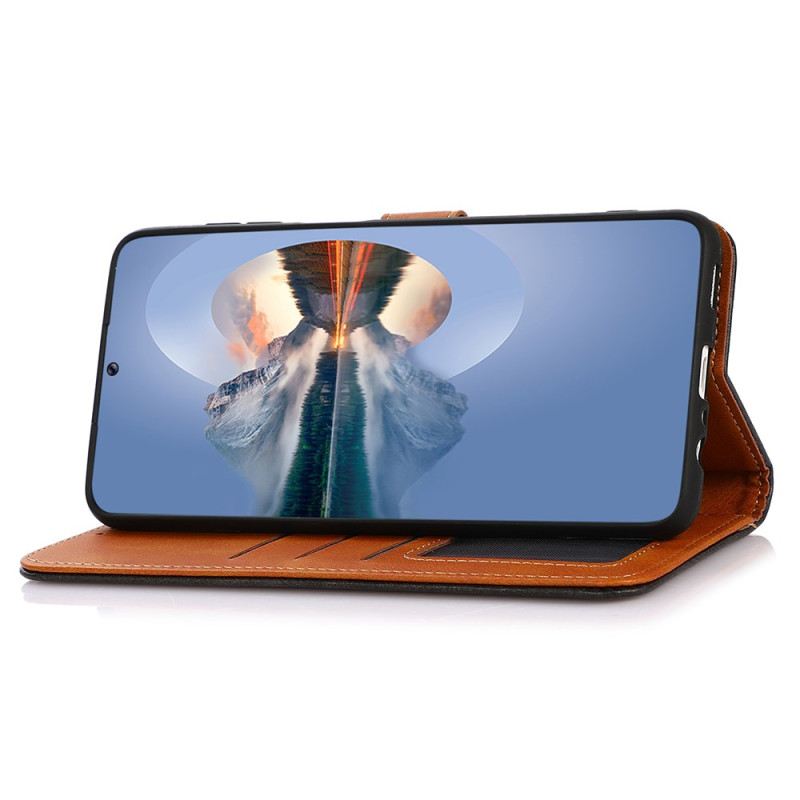 Lederhüllen Für Xiaomi 14t Pro Goldene Schließe
