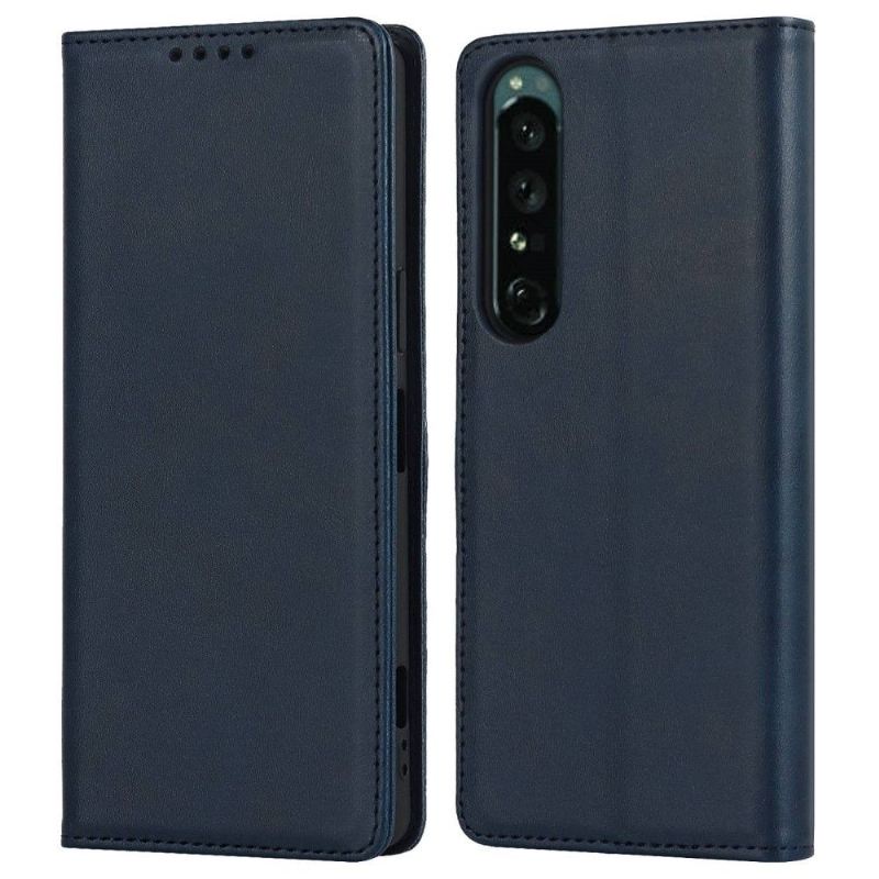 Flip Case Für Sony Xperia 1 IV Flip Case Klappe Für Kartenhalter Aus Kunstleder