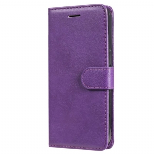 Lederhüllen Für Realme C61 Glattes Kunstleder