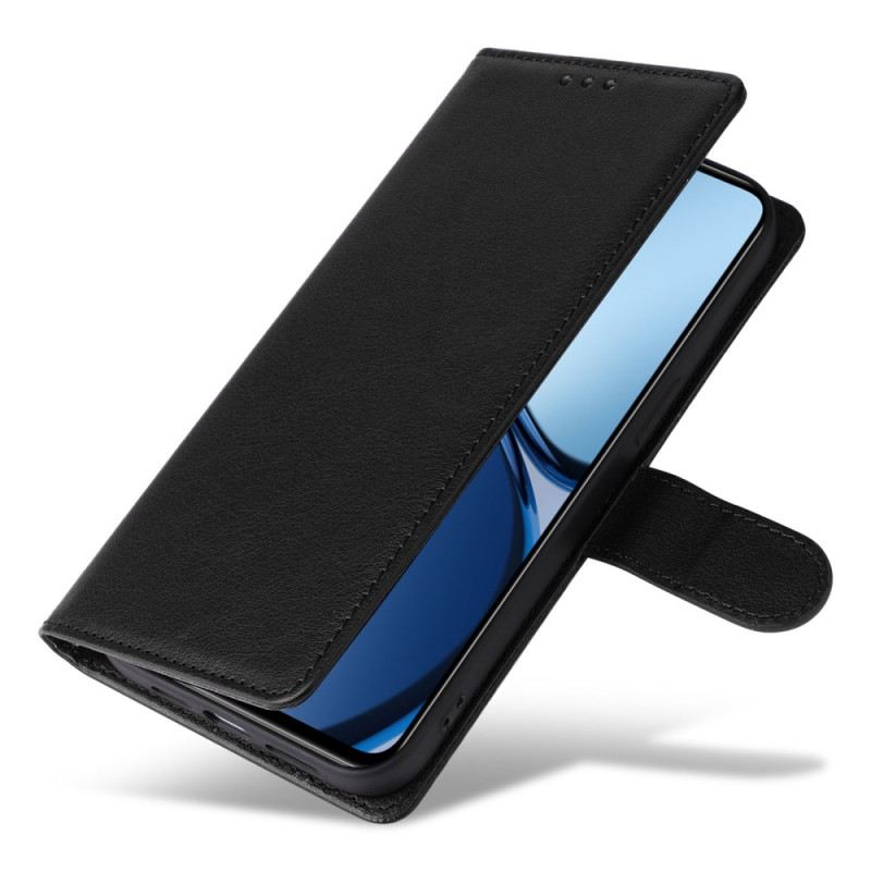 Lederhüllen Realme C61 Glattes Kunstleder