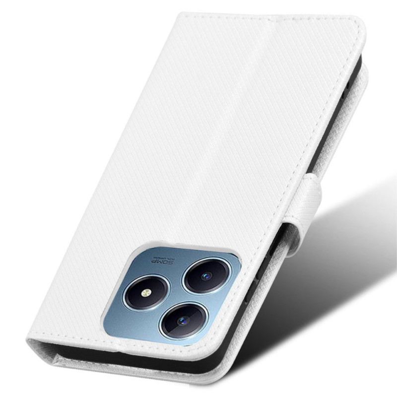 Lederhüllen Realme C61 Handyhülle Gepunkteter Riemen