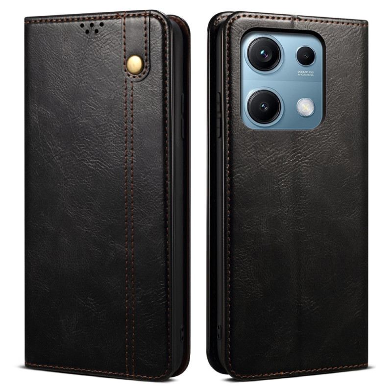 Flip Case Für Xiaomi Redmi Note 14s Gewachstes Kunstleder