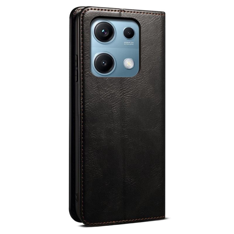 Flip Case Für Xiaomi Redmi Note 14s Gewachstes Kunstleder