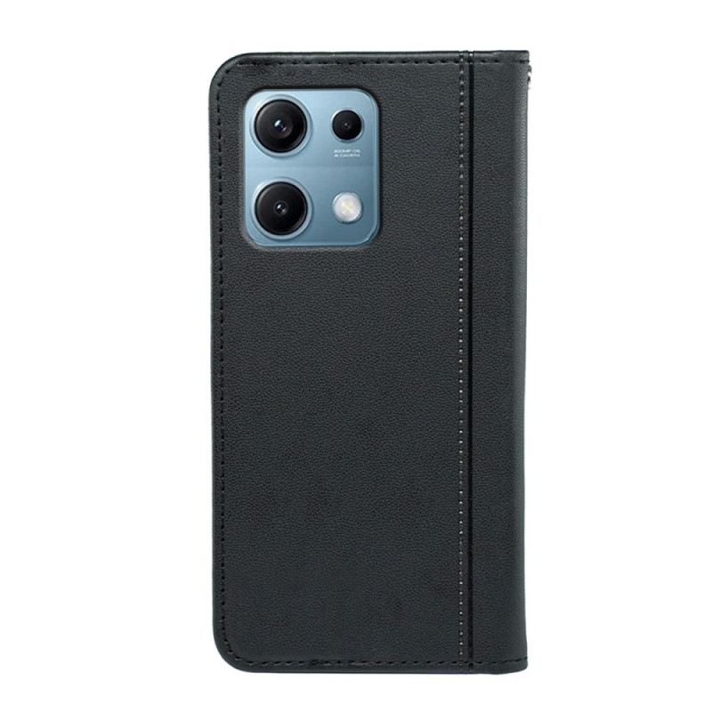 Flip Case Für Xiaomi Redmi Note 14s Paspelierung Mit Riemen