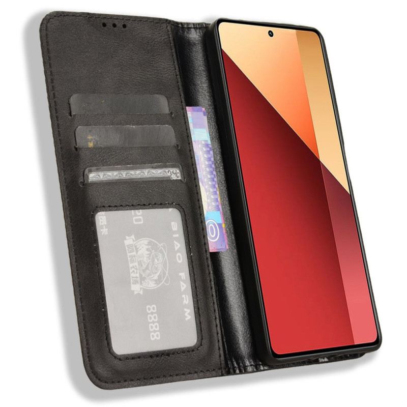 Flip Case Für Xiaomi Redmi Note 14s Vintage-stil