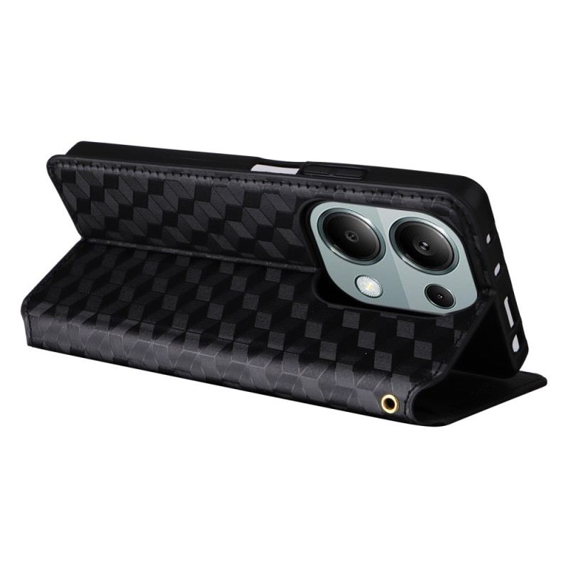 Flip Case Xiaomi Redmi Note 14s Rautenmuster