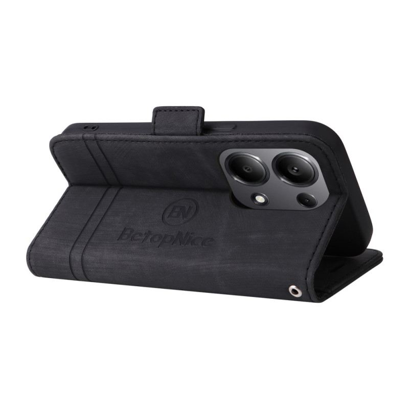 Lederhüllen Für Xiaomi Redmi Note 14s Mit Trageriemen Betopnice