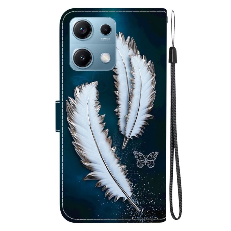 Lederhüllen Für Xiaomi Redmi Note 14s Zwei Federn