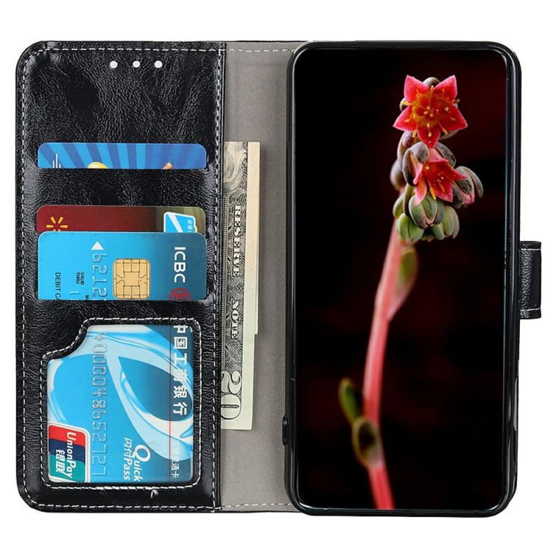 Lederhüllen Xiaomi Redmi Note 14s Handyhülle Glänzendes Kunstleder