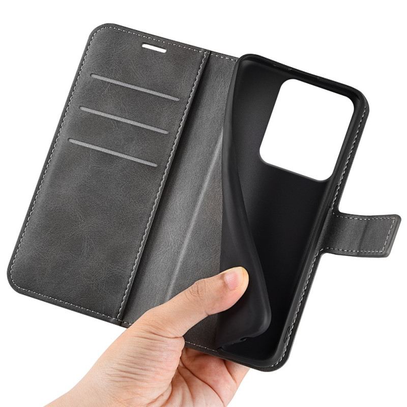 Lederhüllen Xiaomi Redmi Note 14s Handyhülle Lederoptik