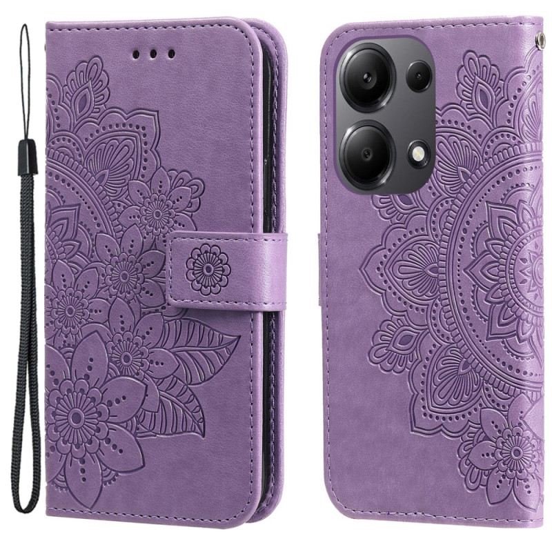 Lederhüllen Xiaomi Redmi Note 14s Handyhülle Mandala-print