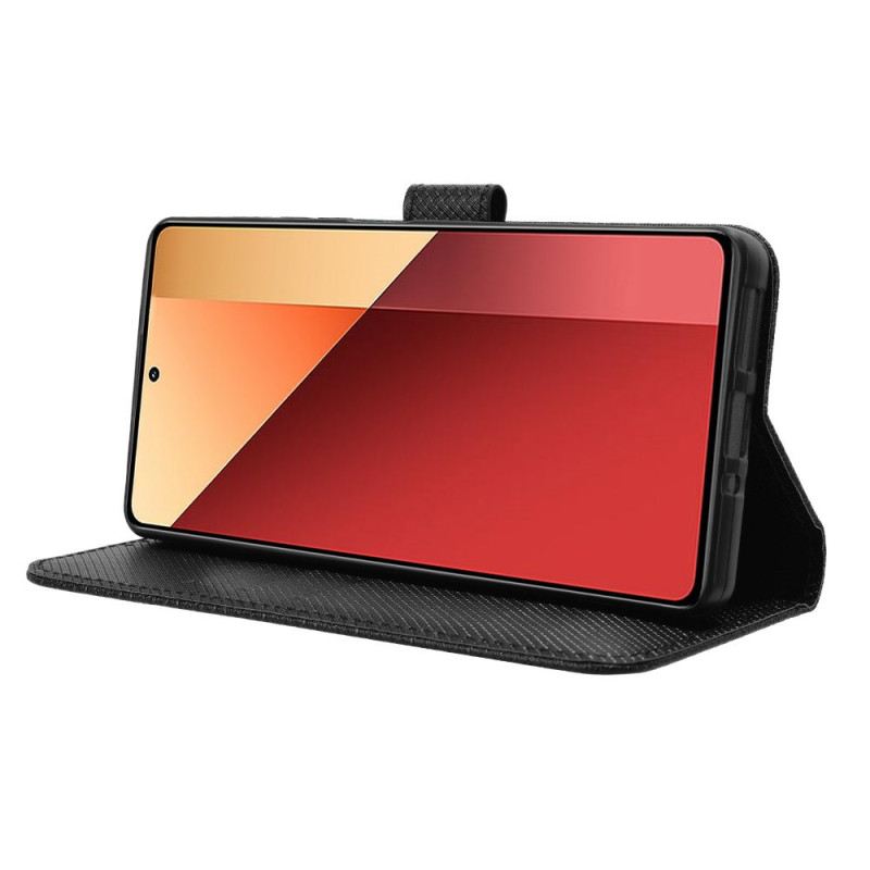 Lederhüllen Xiaomi Redmi Note 14s Handyhülle Strukturiertes Kunstleder