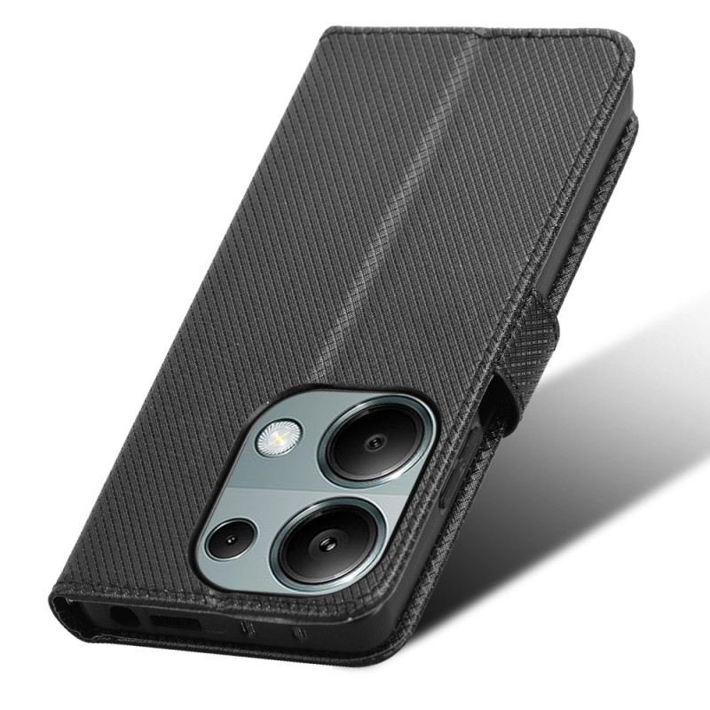 Lederhüllen Xiaomi Redmi Note 14s Handyhülle Strukturiertes Kunstleder