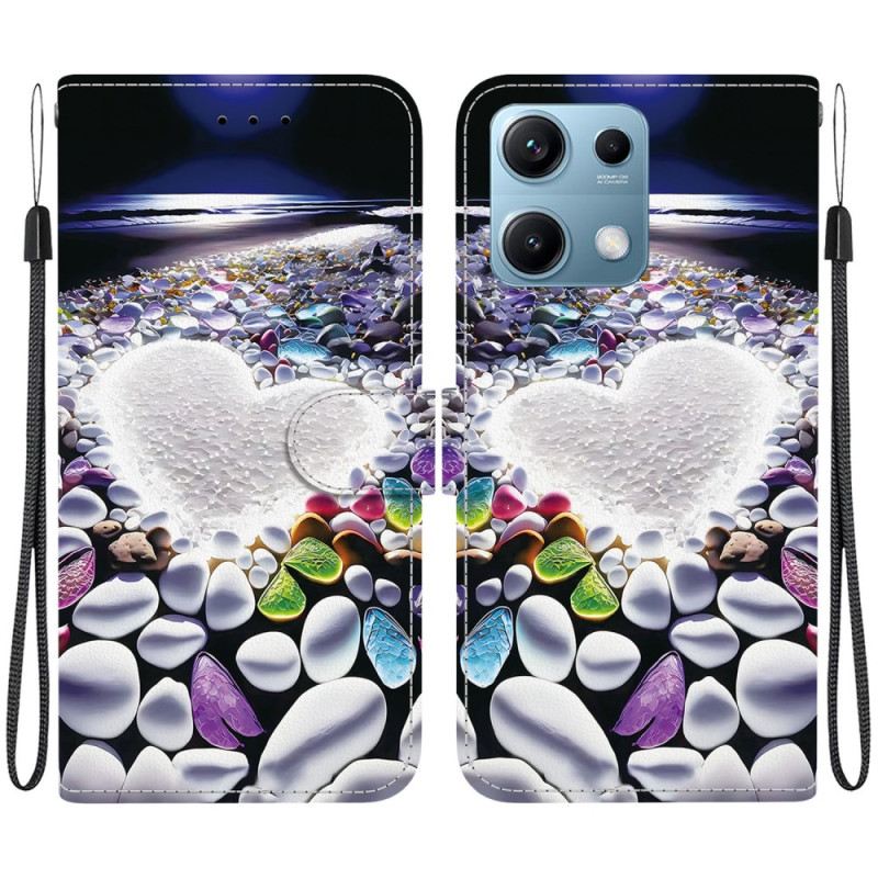 Lederhüllen Xiaomi Redmi Note 14s Herzmuster