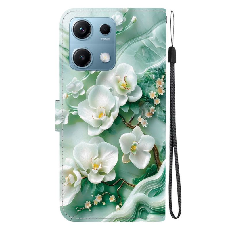 Lederhüllen Xiaomi Redmi Note 14s Jadeblume