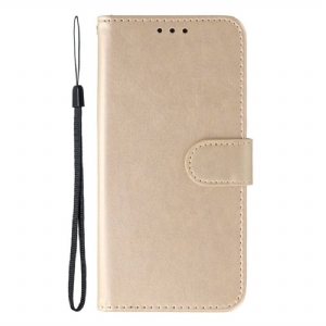 Lederhüllen Xiaomi Redmi Note 14s Monochromes Leder Effekt