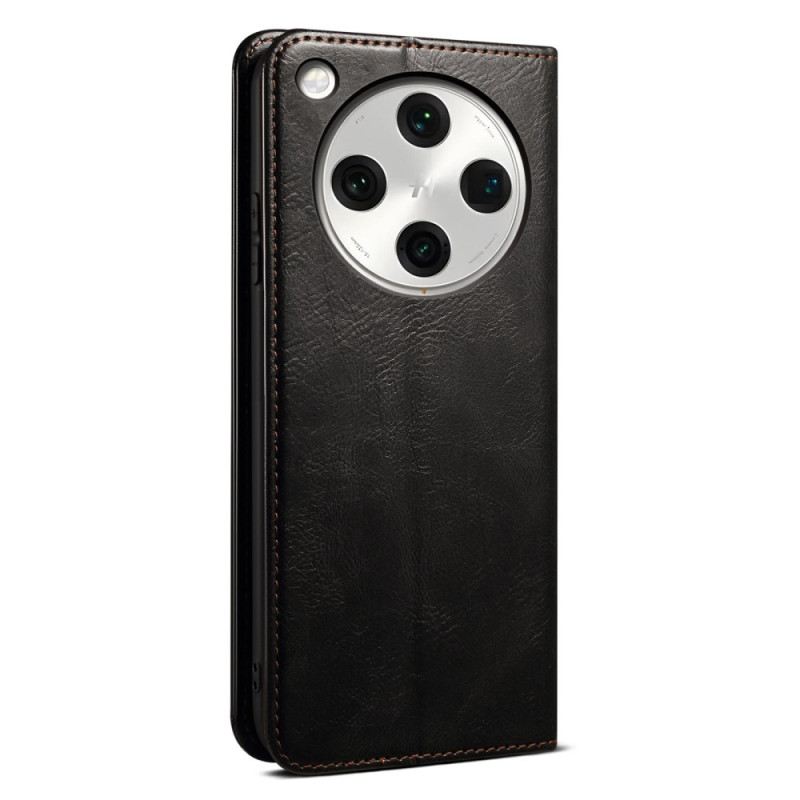 Flip Case Für Oppo Find X8 Gewachstes Kunstleder