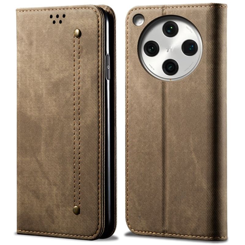 Flip Case Oppo Find X8 Denim-stoff