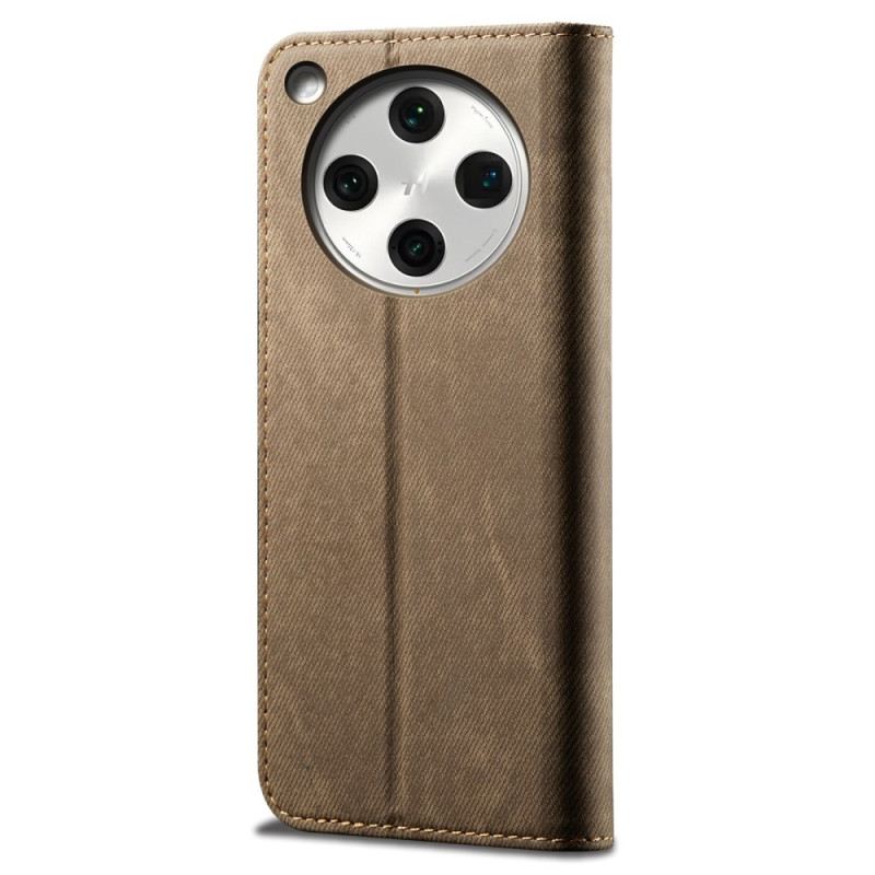 Flip Case Oppo Find X8 Denim-stoff