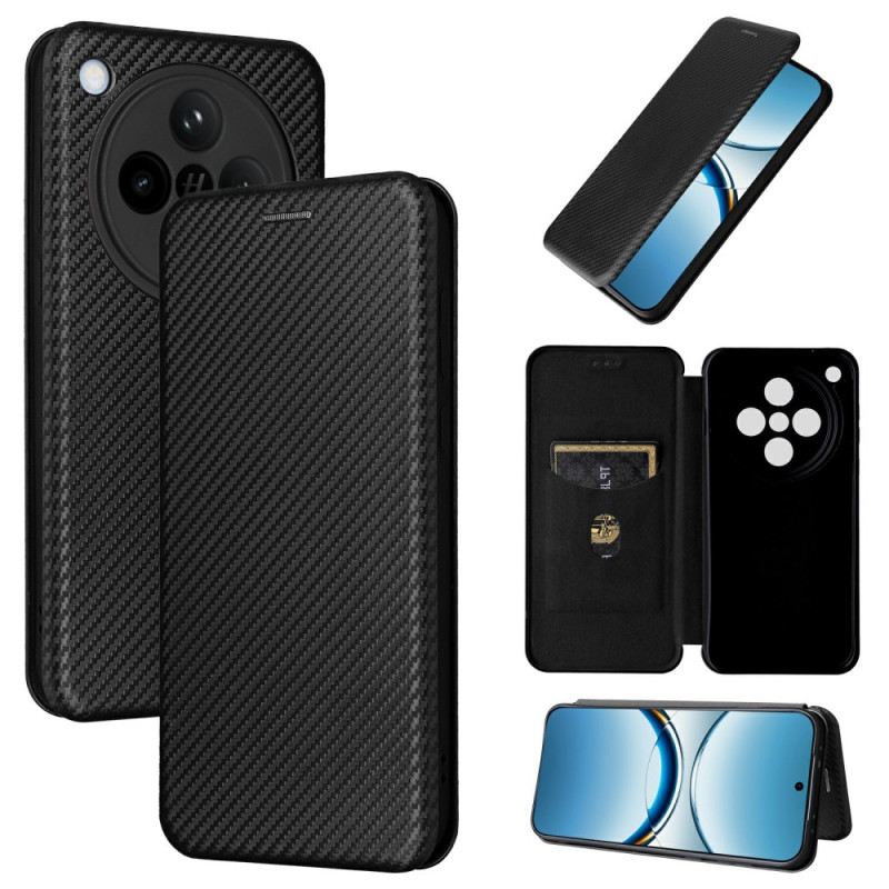 Flip Case Oppo Find X8 Handyhülle Carbonfaser