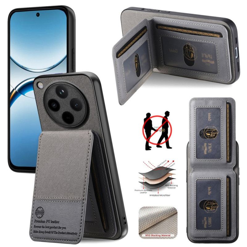 Hülle Für Oppo Find X8 Kartenhalter Und Rfid-schutz