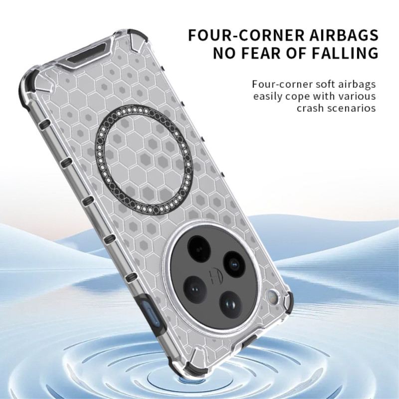 Hülle Oppo Find X8 Magsafe-kompatibles Wabenmuster