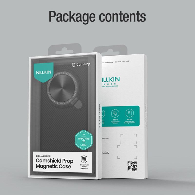Hülle Oppo Find X8 Nillkin Camshield Prop Magnetserie