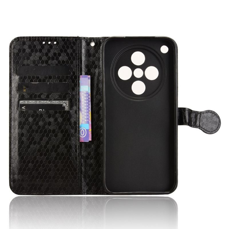 Lederhüllen Für Oppo Find X8 Glänzende Riemenpunkte