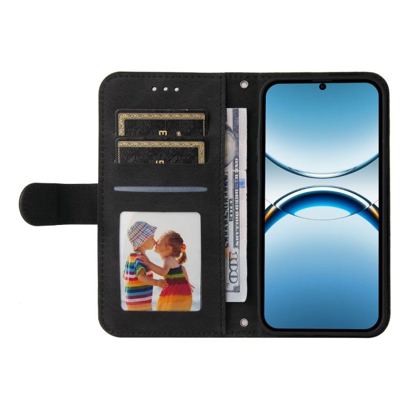 Lederhüllen Für Oppo Find X8 Klassischer Vintage-riemen